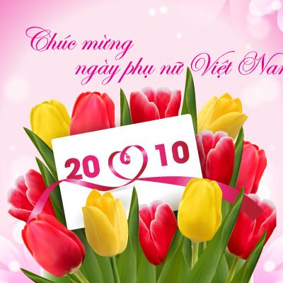 Thiệp chúc mừng 20/10 đẹp và ý nghĩa cho ngày Phụ nữ Việt Nam
