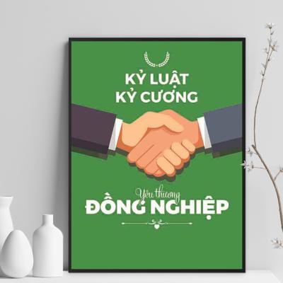 Cách Chọn Tranh Slogan Cho Phòng Làm Việc Đẹp Và Ý Nghĩa