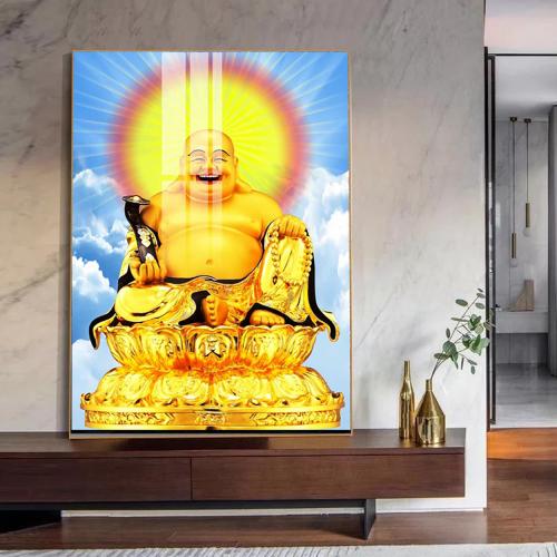 Tranh Canvas Phật Di Lặc treo tường