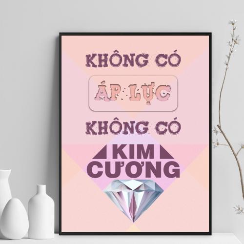 Tranh động lực: Không có áp lực không có kim cương