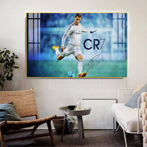 Tranh treo tường Cristiano Ronaldo và chữ ký