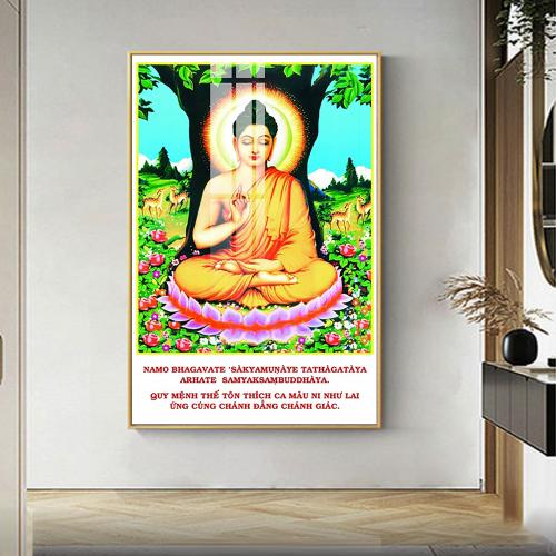 Tranh treo tường Bổn Sư Thích Ca Mâu Ni Phật đẹp nhất