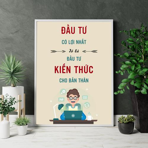 Tranh động lực: Đầu tư có lợi nhất đó là đầu tư kiến thức cho bản thân