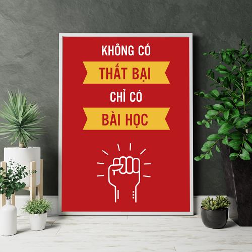 Tranh động lực: Không có thất bại, chỉ có bài học