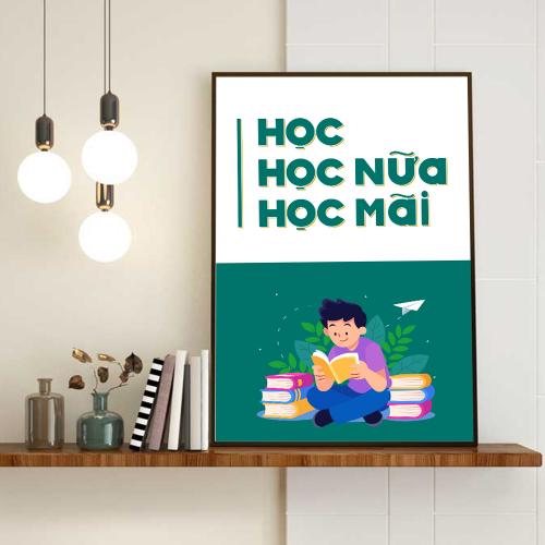 Tranh động lực Học - Học nữa - Học mãi