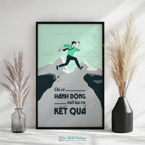 Tranh văn phòng: Chỉ có hành động mới tạo ra kết quả
