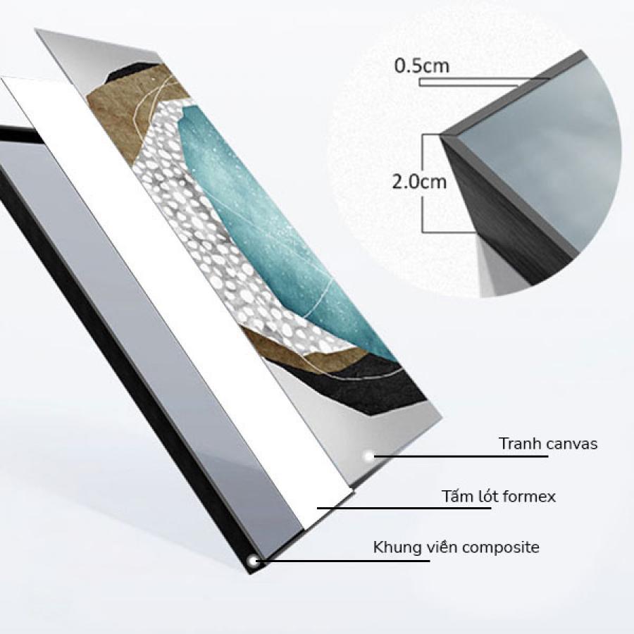  cấu tạo của Tranh phong thủy treo tường 3D cá chép hoa sen