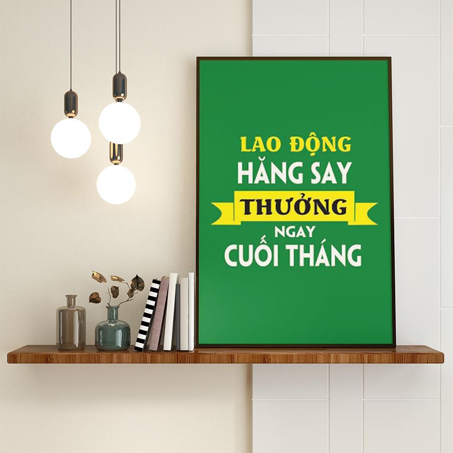 Tranh động lực: Lao động hăng say thưởng ngay cuối tháng