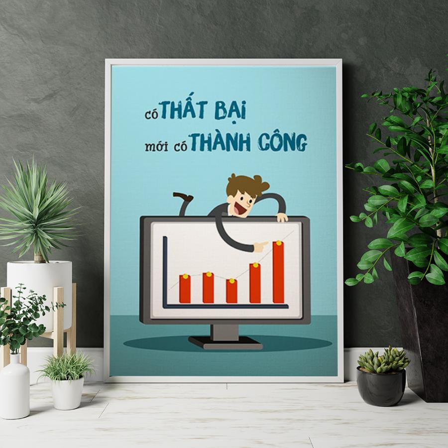 Tranh động lực Có thất bại mới có thành công