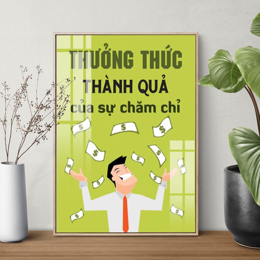 Tranh động lực: Thưởng thức thành quả của sự chăm chỉ