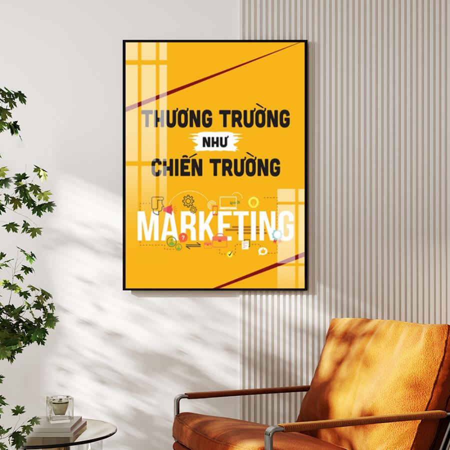 Tranh slogan văn phòng: Thương trường như chiến trường