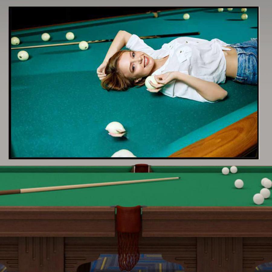 Trang trí quán Billiard nữ cơ thủ