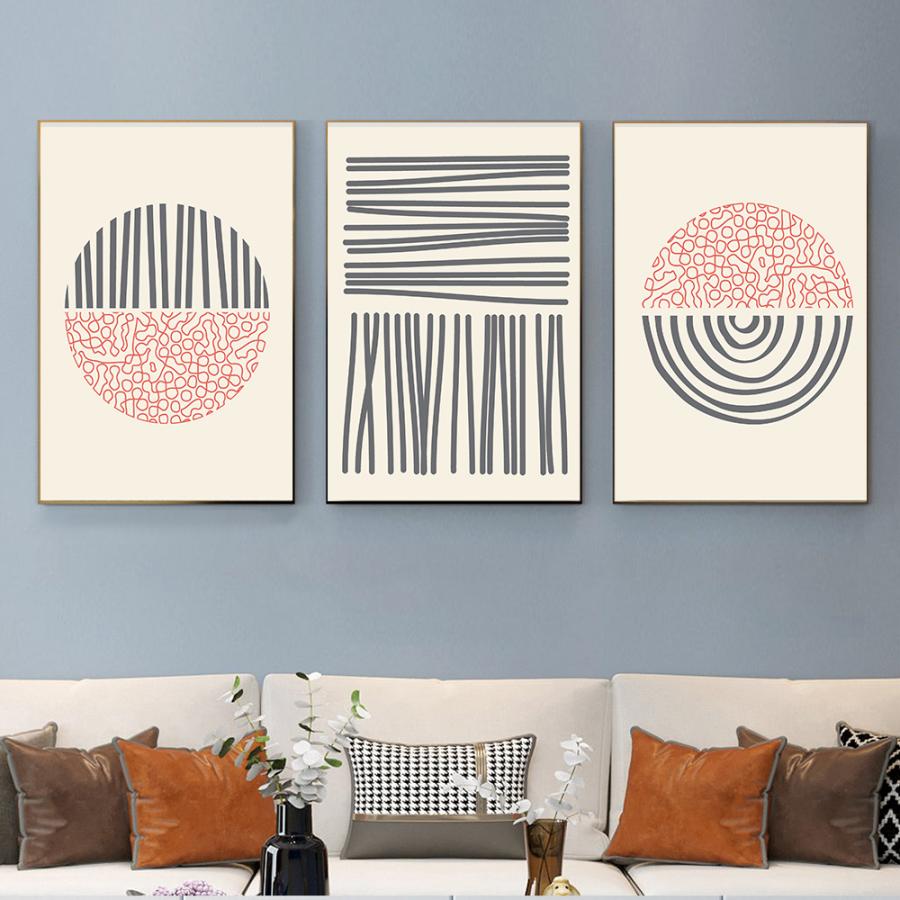 Tranh trừu tượng hình học tối giản