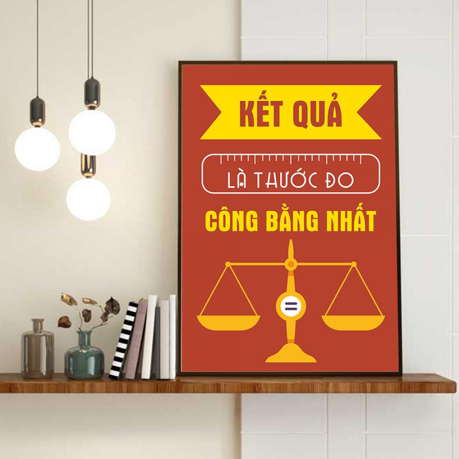 Tranh động lực Kết quả là thước đo công bằng nhất