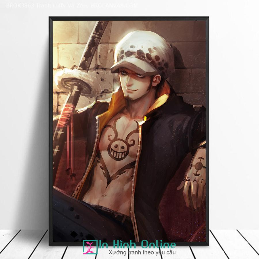 Tranh Anime One Piece Trafalgar Law Treo Tường Đẹp