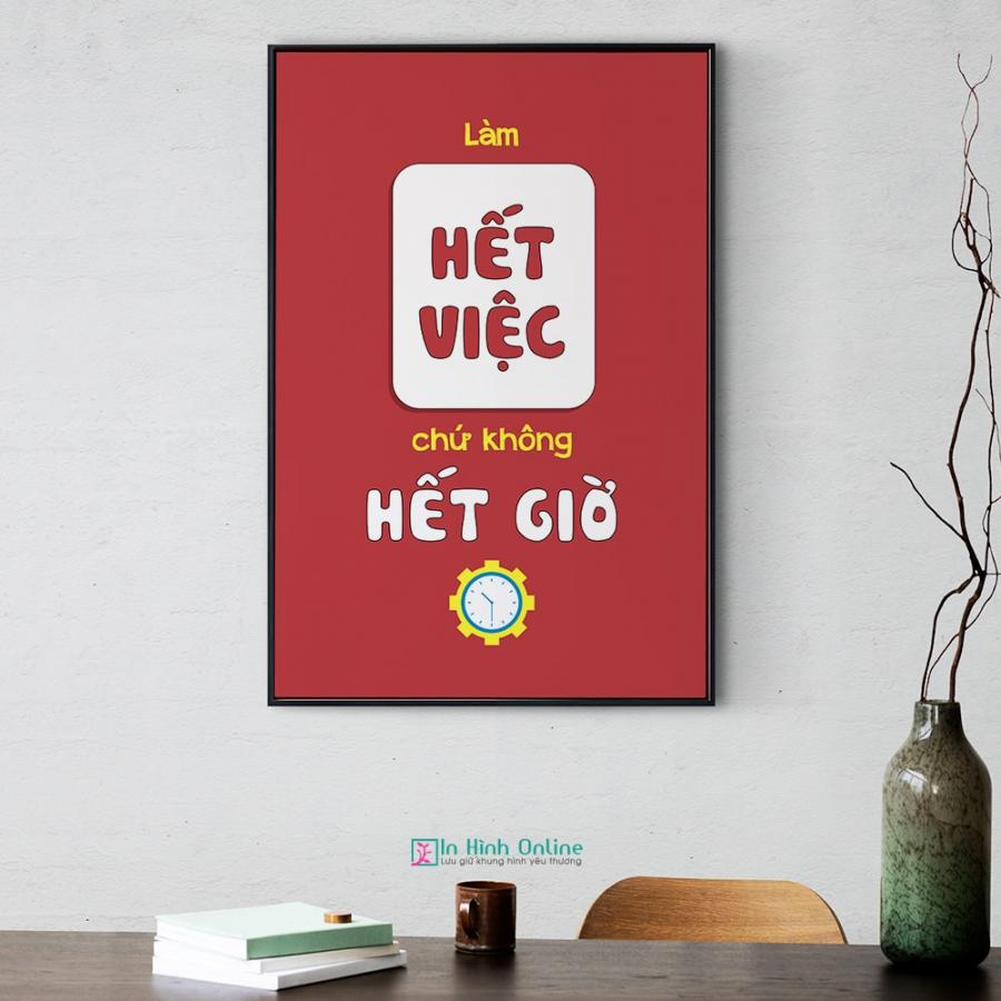 Tranh động lực: làm hết việc chứ không hết giờ