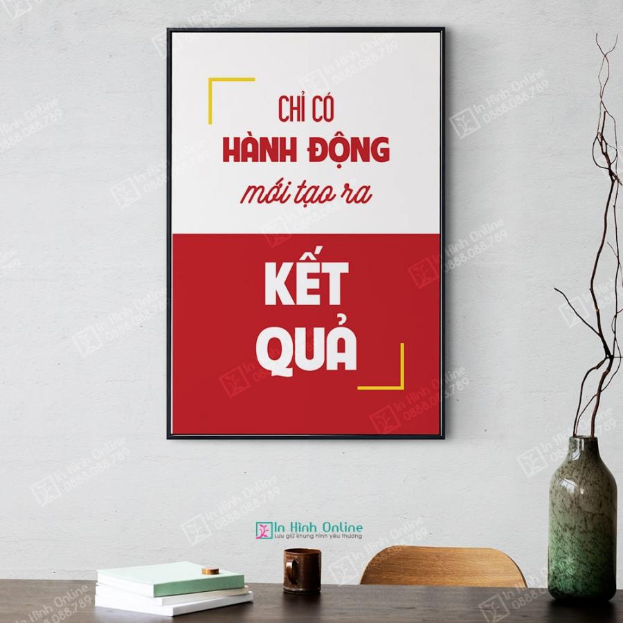 Tranh động lực: Chỉ có hành động mới tạo ra kết quả