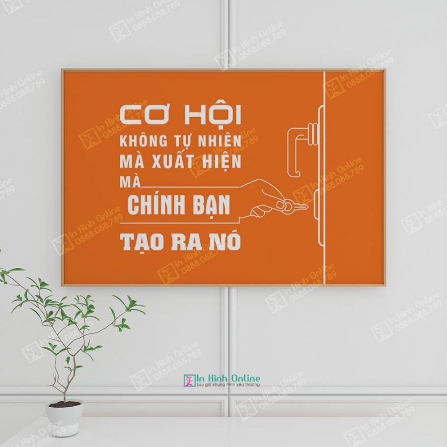 Tranh động lực: Cơ hội không tự nhiên mà xuất hiện mà chính bạ tạo ra nó