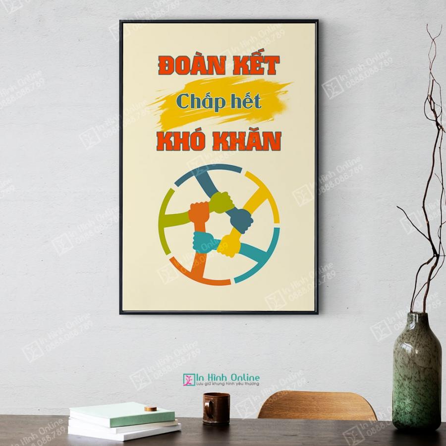 Tranh động lực: Đoàn kết chấp hết khó khăn