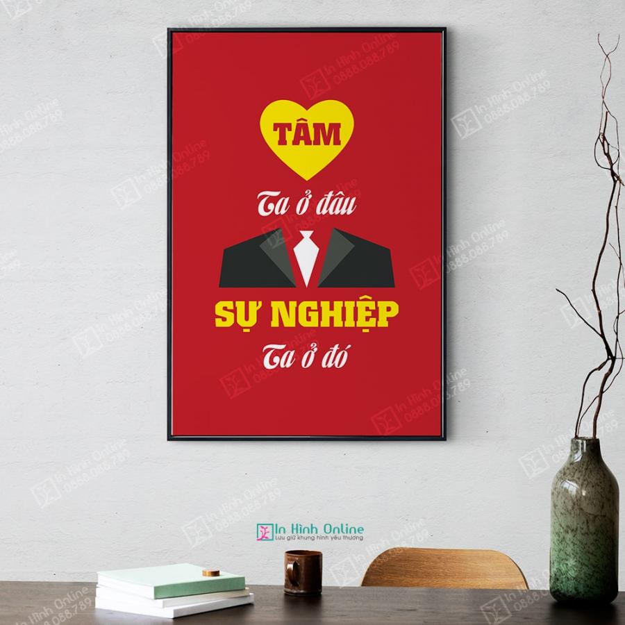 Tranh động lực: Tâm ta ở đâu sự nghiệp ta ở đó