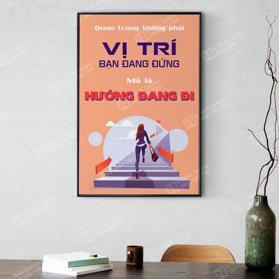 Tranh động lực: Quan trọng không phải vị trí bạn đang đứng mà là hướng đang đi