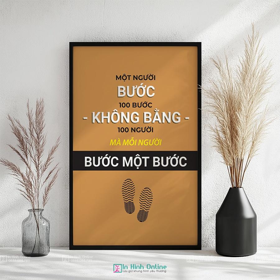 Tranh động lực: 1 người bước 100 bước không bằng 100 người mà mỗi người bước 1 bước