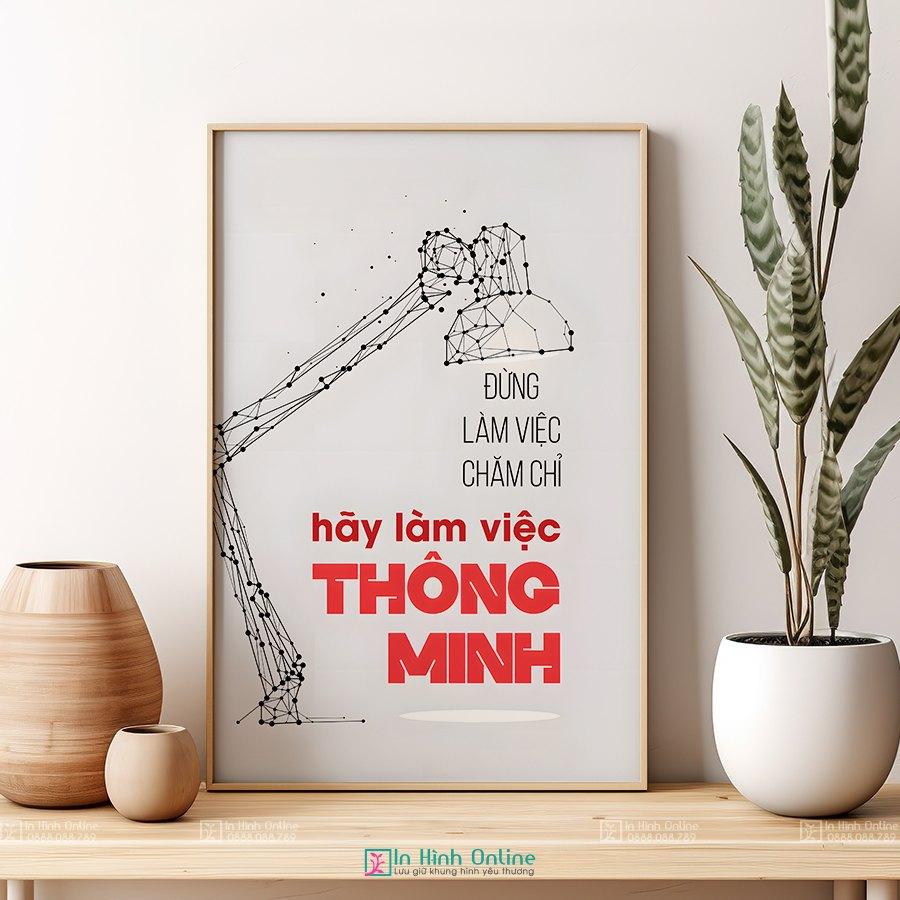 Tranh động lực: Đừng làm việc chăm chỉ hãy làm việc thông minh