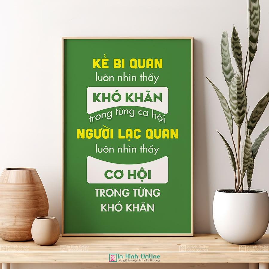 Tranh động lực: Kẻ bi quan luôn nhìn thấy khó khăn trong từng cơ hội