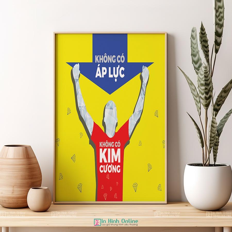 Tranh văn phòng: Không có áp lực không có kim cương