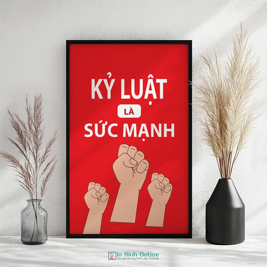 Tranh động lực: Kỷ luật là sức mạnh