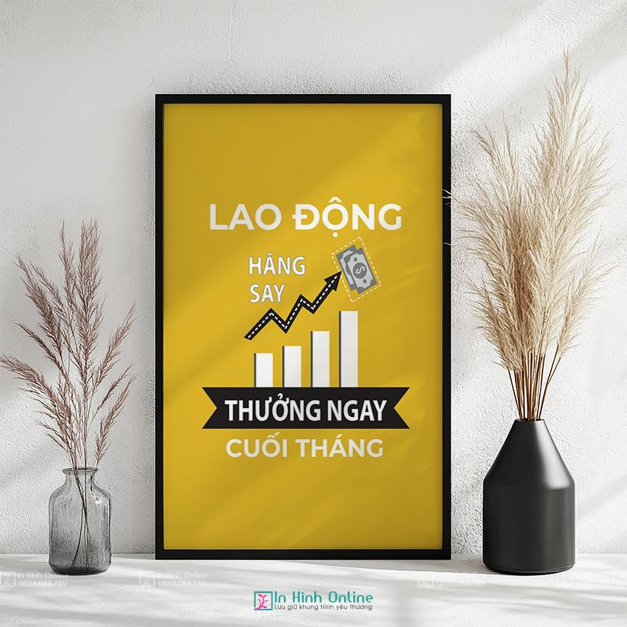 Tranh động lực: Lao động hăng say thưởng ngay cuối tháng mẫu 2