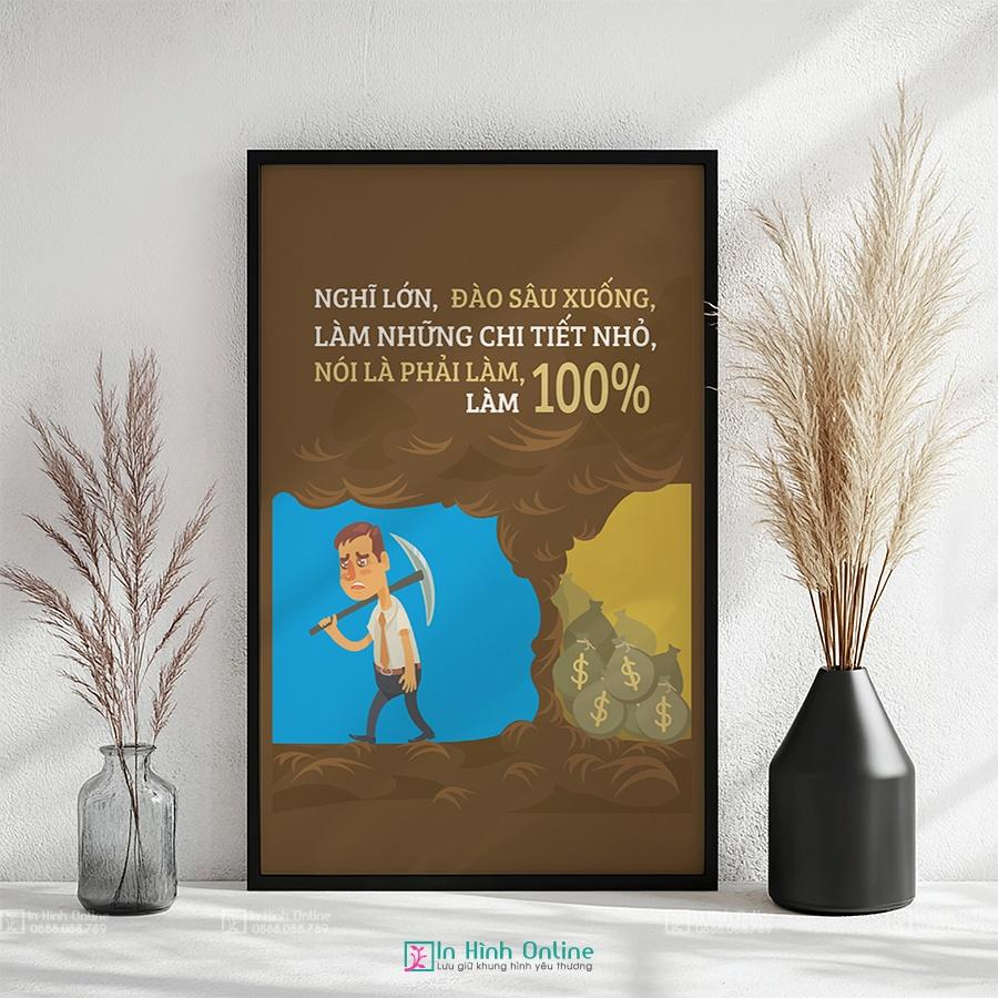 Tranh động lực: Nghĩ lớn, đào sâu xuống, làm những chi tiết nhỏ