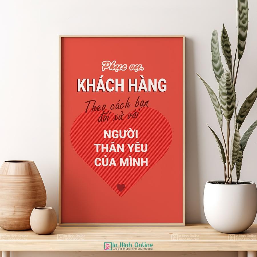 Tranh động lực: Phục vụ khách hàng theo cách  bạn đối xử với người thân yêu của mình 2