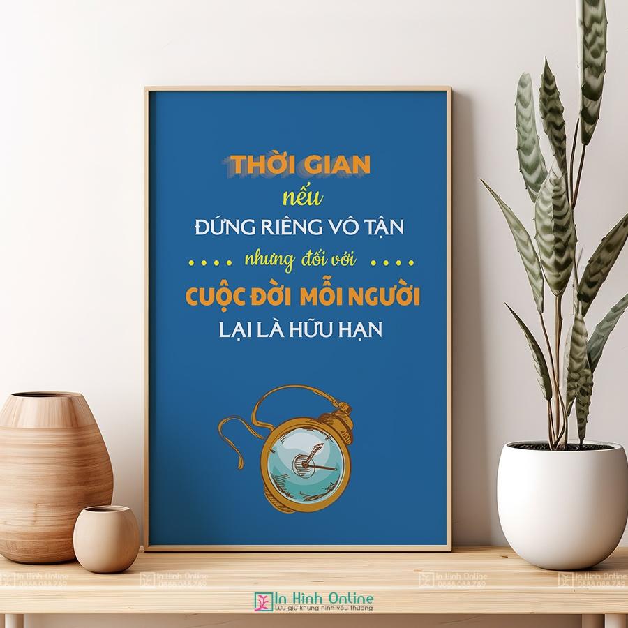 Tranh động lực: Thời gian nếu đứng riêng vô tận nhưng đối với cuộc đời mỗi người lại là hữu hạn
