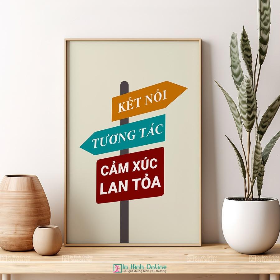 Tranh văn phòng: Kết nối tương tác cảm xúc lan tỏa