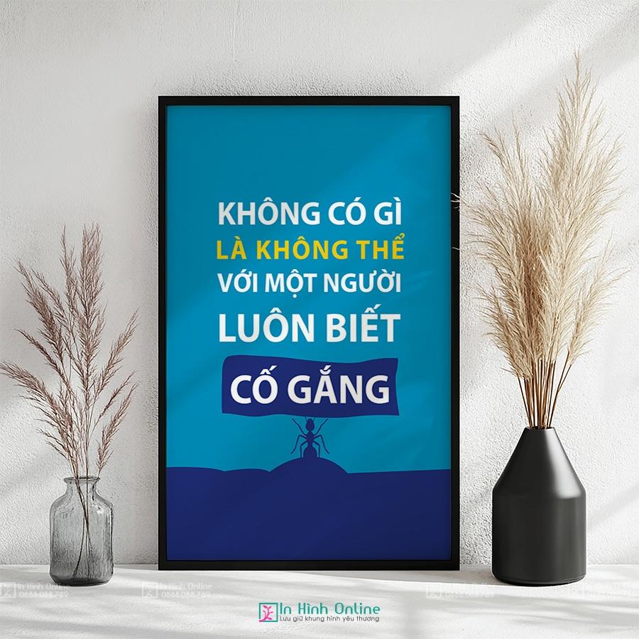 Tranh văn phòng: Không có gì là không thể với một người luôn biết cố gắng