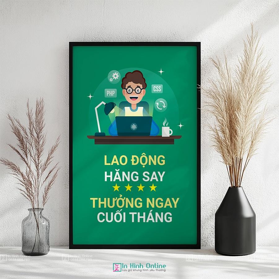 Tranh văn phòng: Lao đông hăng say thưởng ngay cuối tháng