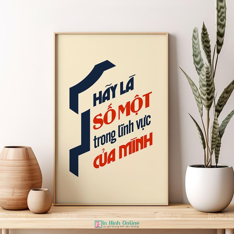 Tranh văn phòng: Hãy là số một trong lĩnh vực của mình