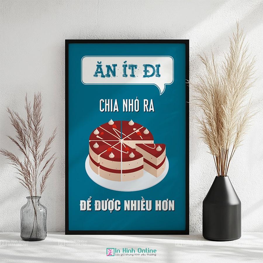 Tranh văn phòng: Ăn ít đi chia nhỏ ra để được nhiều hơn