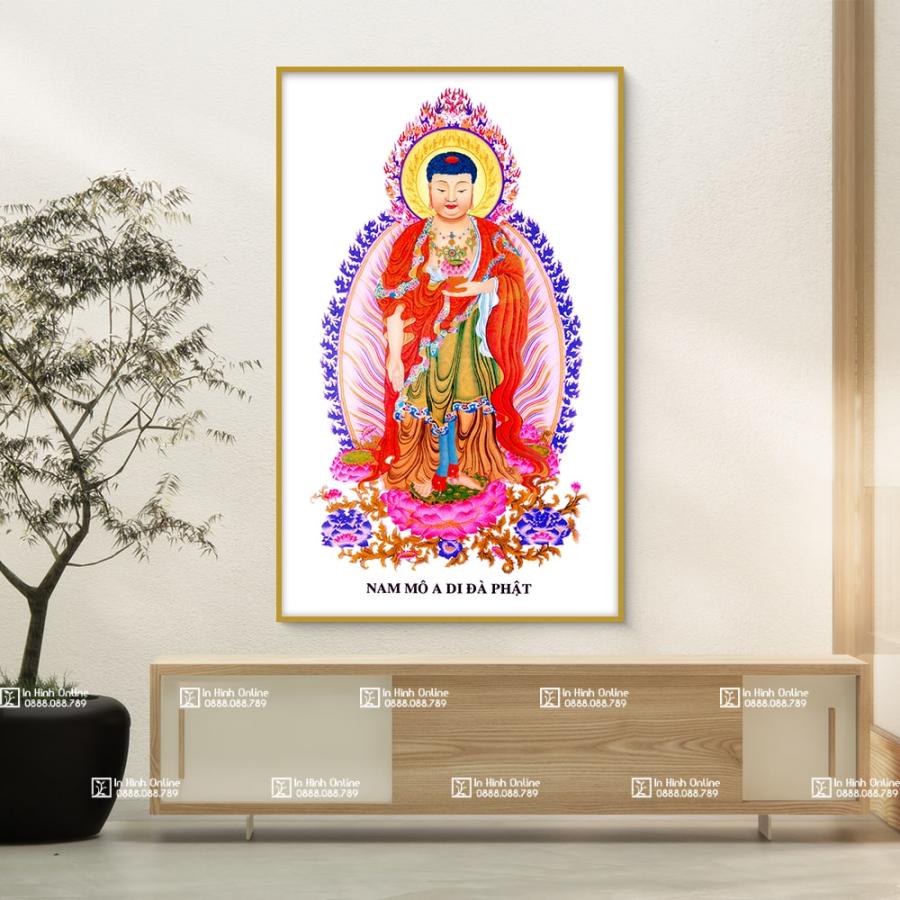 Tranh phật giáo treo tường Đức Phật A Di Đà