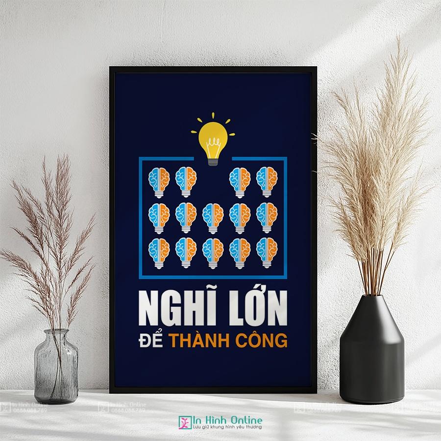 Tranh văn phòng: Nghĩ lớn để thành công