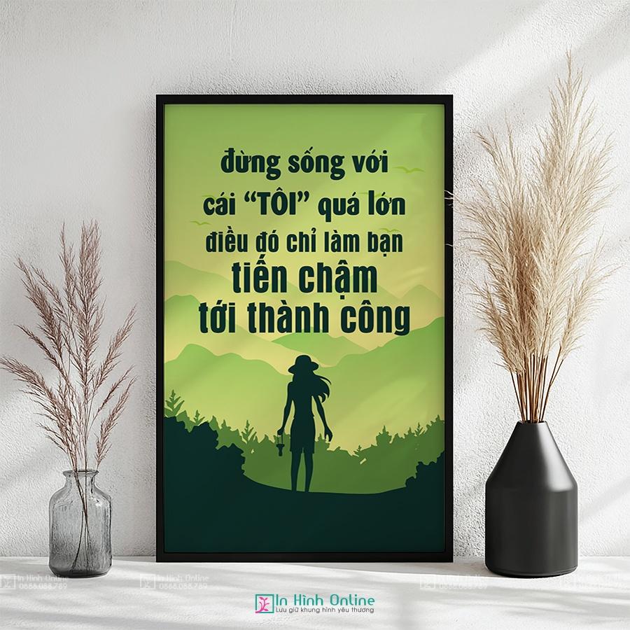Tranh động lực: Đừng sống với cái tôi quá lớn