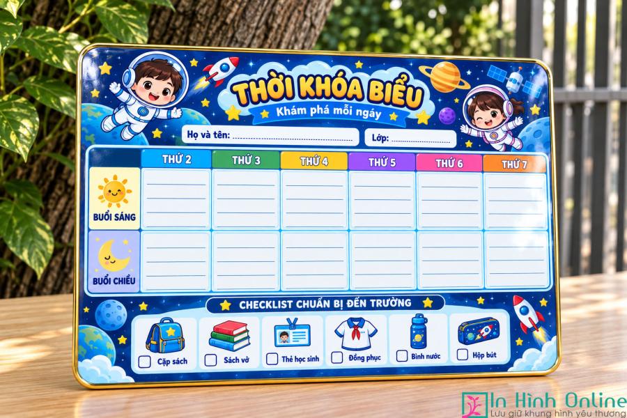 Thời Khóa Biểu Để Bàn Vũ Trụ Khám Phá Mỗi Ngày