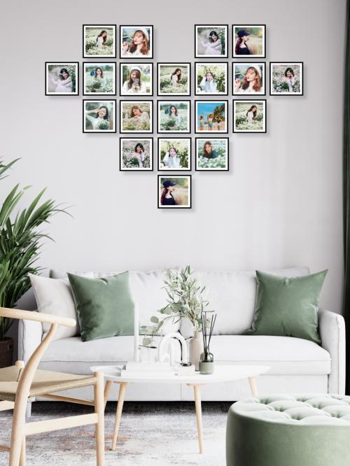 Những mẫu ảnh treo tường đẹp để trang trí phòng khách