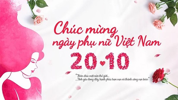 Thiệp chúc mừng 20/10 đẹp và ý nghĩa cho ngày phụ nữ Việt Nam