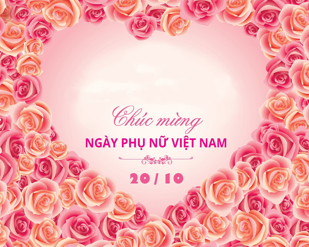 Thiệp chúc mừng 20/10 đẹp và ý nghĩa cho ngày Phụ nữ Việt Nam