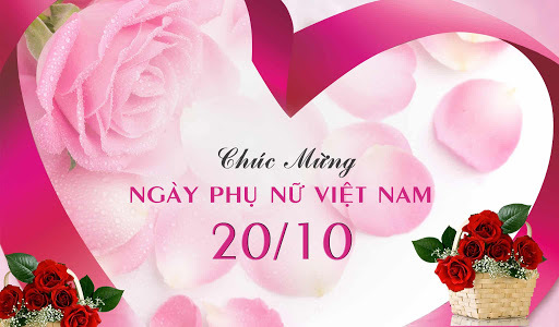 Thiệp chúc mừng 20/10 đẹp và ý nghĩa cho ngày phụ nữ Việt Nam