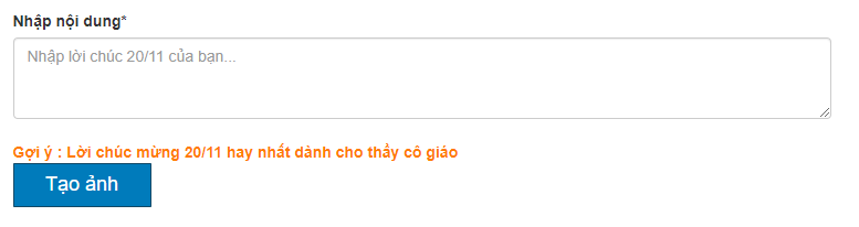 Cách tạo thiệp 20/11 kèm lời chúc ý nghĩa chỉ trong 3 phút