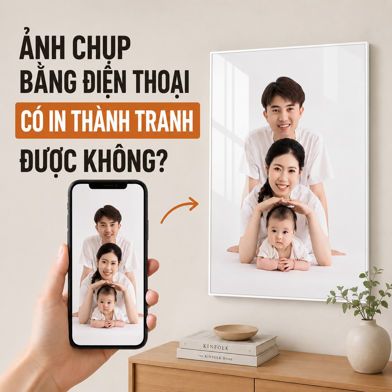 Ảnh Chụp Bằng Điện Thoại Có In Thành Tranh Được Không? Cách Kiểm Tra Trước Khi In