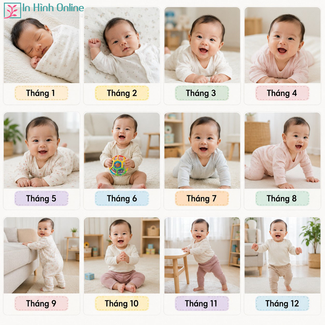 Bé 1 Tuổi Nên In Ảnh Gì? 7 Gợi Ý Lưu Lại Sinh Nhật Đầu Tiên